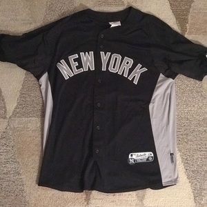 NY Yankees away batting practice jersey #25